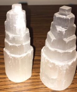 The Chrysalis Stone | Selenite Skyscraper | 4'' Tall | 1pc | Crystals and Healing Stones, Spiritual Gifts for Women, Reiki, Chakra, Yoga, Meditation Accessories 25 513CuM5O4dL