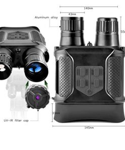 SOLOMARK Night Vision Binoculars Hunting Binoculars-Digital Infrared Night Vision Hunting Binocular with Large Viewing Screen Can Take Day or Night IR Photos & Video from 400m/1300ft NV400 14 513E2q4DSsL