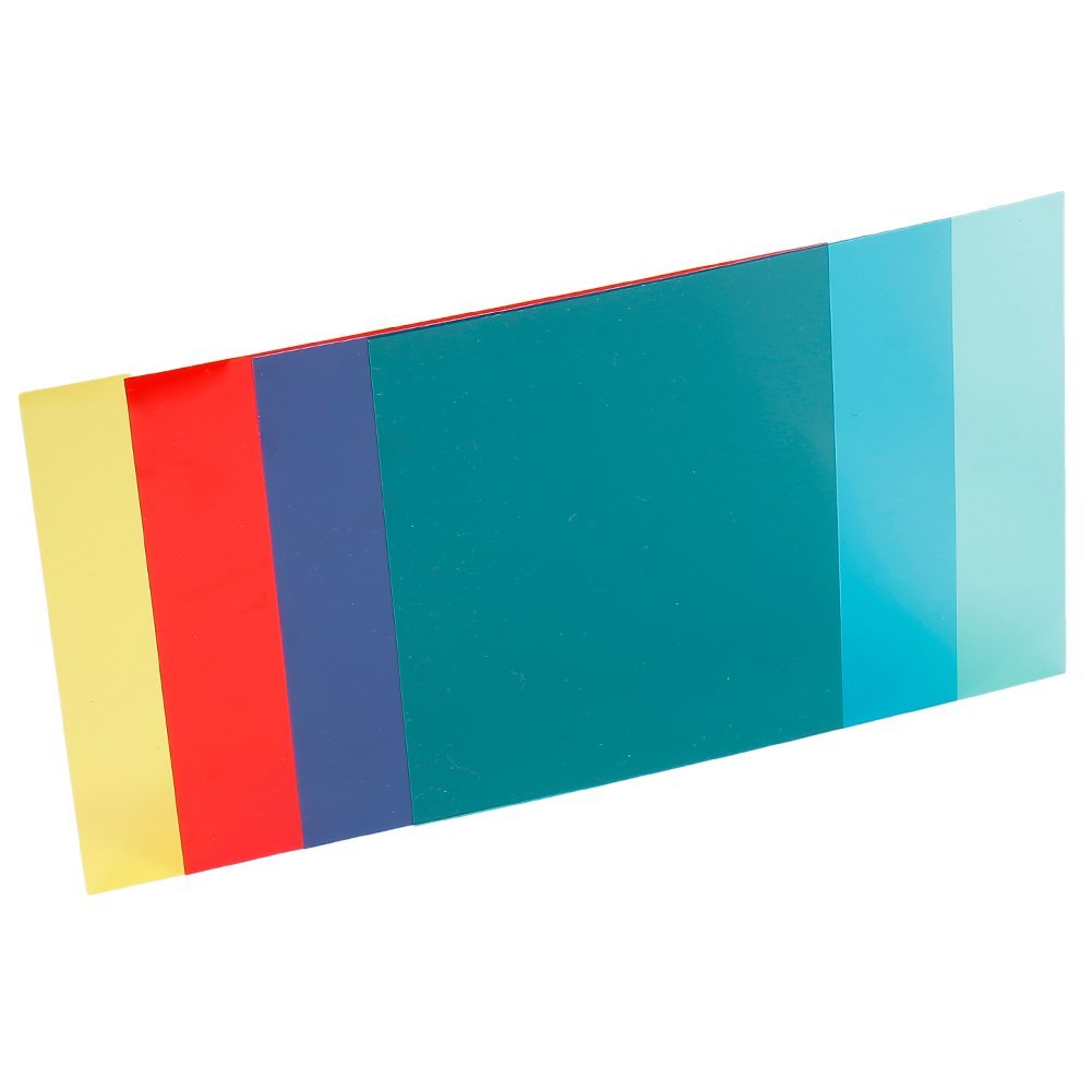 Neewer 12x12inches/30x30centimeters 4-Color Correction Gels Light Filter Transparent Film Sheet for Flash Strobe: Red Yellow Green Blue 5 Neewer 12x12inches/30x30centimeters 4-Color Correction Gels Light Filter Transparent Film Sheet for Flash Strobe: Red Yellow Green Blue - Image 5