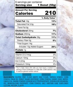 Alternative view of Katz Gluten Free Powdered Donuts | Dairy Free, Nut Free, Soy Free, Gluten Free | Kosher (1 Pack of 6 Donuts, 10.5 Ounce) 10.5 Ounce (Pack of 1)