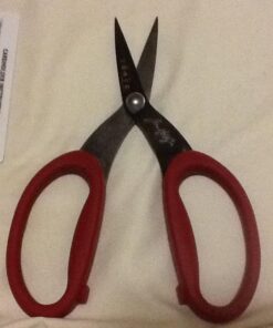 Tim Holtz Small Titanium Scissors - 7 Inch Mini Snips with Micro Serrated Blade - Non Stick Craft Tool for Cutting Paper, Fabric, and Sewing - Black Comfort Grip Handles 1 Pack 14 513KXygeomL