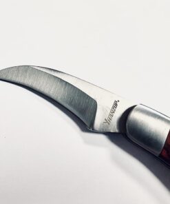 HANZIUP Classic Outdoors Folding Lock Mushroom Knife Fungus Truffles Harvest Hunting Sharp Knives with Neoprene Pouch 12 513KmHLhEoL