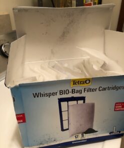 Tetra Whisper Bio-Bag Filter Cartridges For Aquariums - Unassembled BLUE Large 12 Count - Original 25 513NPvDa2JL