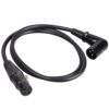 Right Angle XLR Cable, DMX Cable 3ft, 90-Degree XLR Male to Female Balanced Microphone Cables