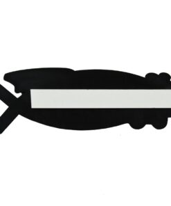 Alternative view of Cthulhu Fish Plastic Auto Emblem - [Silver][5 1/4'' x 2'']