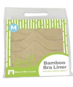 Keep Cool & Dry Bamboo Under-Bra Liners (Beige, M) - Natural, Thermoregulating, Sweat-Wick 15 513X8RHwL
