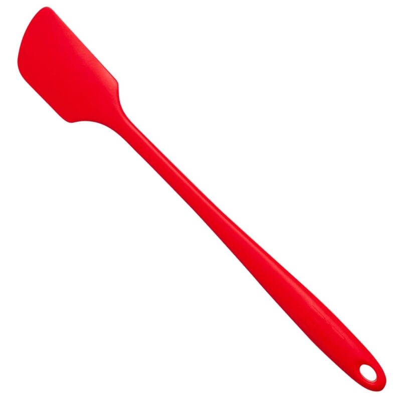 Catalog 1 GIR - Premium Silicone Spatula - For Cooking, Baking & Mixing - Skinny & Seamless Design - Heat-Resistant up to 550°F - Nonstick - Dishwasher Safe Cookware - BPA Free - Kitchen Essentials - Red Skinny - 11 IN