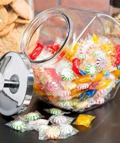 Alternative view of Anchor Hocking Glass Penny Candy Jar with Chrome Cover, 1/2 Gallon