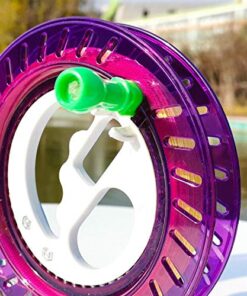 Hengda kite Professional Outdoor Kite Line Winder Winding Reel Grip Wheel with Flying Line String Flying Tools with Lock-Blue 100M-50LB 16 513cetPaVrL