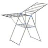 Household Essentials Collapsible Adjustable Gullwing Metal Clothes Drying Rack, Grey 32 513eH1LwkL