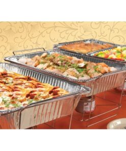 Alternative view of Tiger Chef Full Size Chrome Wire Frame Chafer Stand Steam Table Buffet Chafer Food Warmer Rack Chafing Dish Food Warmer Stand for Chafing Dishes Stand - Full Size (6 Pack) 6 Pack