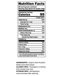 Terrasoul Superfoods Organic Pumpkin Seeds, 4 Lbs - Premium Quality, Fresh, Raw, Unsalted 2 Pound (Pack of 2) 16 513iAMkmKL