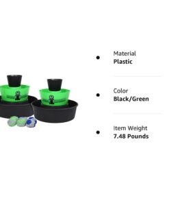 BULZiBUCKET Game by Water Sports - Beach, Tailgate, Camping, Yard, and Pool Games- Indoor/ Outdoor Kids Toys - Pool Accessories Perfect for Family Game Night (Green/Black) Black/Green 25 513rnLnFVGL