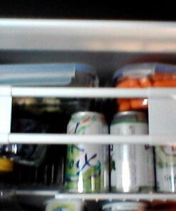 Camco 28" Double RV Refrigerator Bar, Holds Food and Drinks in Place During Travel, Prevents Messy Spills, Spring Loaded and Extends Between 16" and 28" - White (44073) 16 513ydlYlQpL