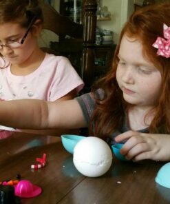 Play Visions Floof Modeling Clay - Reuseable Indoor Snow - Mr. & Mrs Snowman Set With Endless Creations and 22 Molding Accessories 25 5148BYNOM5L