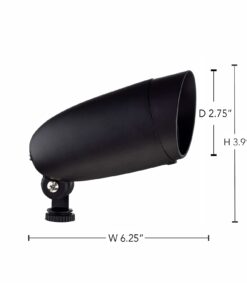 Nuvo SF76/646 One-Light Halogen Landscape Floodlight, Dark Bronze, 6.25-Inches 6.25 in 19 514BZl4 O L