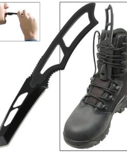 Alternative view of Tactical Warrior Tanto Full Tang Emergency Outdoor Survival Gear Boot Knife .