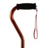 NOVA Designer Walking Cane with Offset Handle, Lightweight Adjustable Walking Stick with Carrying Strap, “Bronze” Design Bronze 22 514LQ4RRIhL