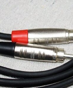 Hosa HPR-005X2 Dual REAN 1/4" TS to RCA Pro Stereo Interconnect Cable, 5 Feet 10 514NCmuI3TL