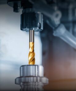 Rocaris 5 Pcs M3 M4 M5 M6 M8 Titanium Coated HSS Spiral Flute Metric Taps Set 14 514NDOSbEzL