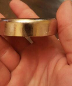 CMS Magnetics Powerful Rare Earth Neodymium Cup Magnet 249 LB Pulling Power 2.4" Diameter - 1 Ct. Round Base Magnet | Magnetic Assembly | Fishing Magnet (Cup Magnet 6) Cup Magnet 6 23 514NOQSGZfL