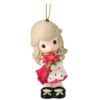Precious Moments, Wishing You A Beautiful Christmas”, Dated 2016, Bisque Porcelain Ornament, 161002 3 514OgcSN3JL