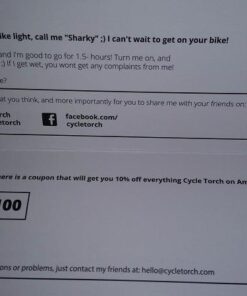 Bike Lights for Night Riding, USB Rechargeable Shark 300 Ultra Bright LED Bike Lights Front and Back Safety Tail Light Included, Bicycle Light Compatible with Mountain, Road, Kids & City Bicycles Black Combo 105 514RlReTqiL