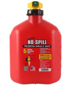 No-Spill 1450 5-Gallon Poly Gas Can (CARB Compliant),Red 25 514S5UK20S