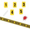 Crime Scene Decorating Kit - 13"x7" ( Pack of 10) - Unleash Your Inner Detective with this Party Decor Set - Perfect for Murder Mystery Soirees & Thrilling Celebrations 37 514VTeOnV L