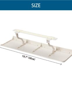 AIR WING Pro, Angle Adjustable Air Conditioner Deflector helps Cooling/Heating Air Circulation, Anti Blast, Wind Baffle and Direction, Anti-Condensation (Ivory) Ivory Set of 1 29 514We29JLWL