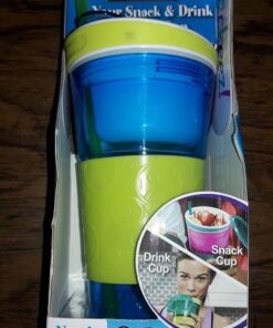 IDEA VILLAGE PRODUCTS SNAKZ Snackeez Snack & Drink Cup, Multicolor 11 514Y5xPH3tL