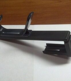 Recycled Cubicle Coat Hook, 2 Hook, Plastic, Charcoal 17 514bliuU6WL