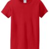 Gildan Mens Heavy Cotton 100% Cotton T-Shirt, Azalea Large Red