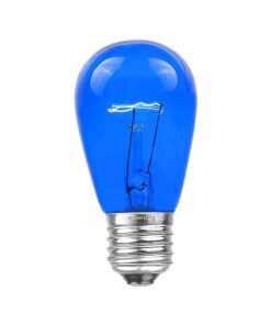 Novelty Lights 25 Pack S14 Outdoor Patio Edison Replacement Bulbs, E26 Medium Base, Multi, 11 Watt 25 Count (Pack of 1) 32 514domAlujL