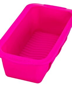 Tosnail 3 Pack Nonstick Silicone Bread Mold and Loaf Pan - 9.75" x 4.75" x 3" 25 514eO0QqbL