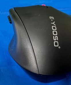 E-YOOSO Bluetooth Wireless Mouse, 3 Modes Bluetooth 5.0 & 3.0 Mouse 2.4GHz Ergonomic Wireless Optical Mouse with USB Nano Receiver, 5 Adjustable DPI Levels, 6 Buttons for Laptop, MacBook, iPad, PC Black(Bluetooth+Wireless) 47 514f7COcuaL