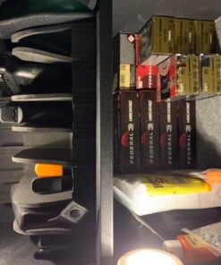 Amazon Basics Steel Home Security Safe with Programmable Electronic Keypad Lock, Secure Documents, Jewelry, Valuables, 1.52 Cubic Feet, Black, 13.8"W x 13"D x 16.5"H 56 514iDNNS13L