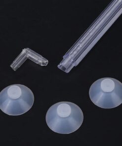 Aquarium Fish Tank Air Curtain Bar Bubble Release Bar Diffuser Plastic Made Transparent Color 12 514iWkgQ3cL