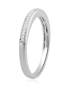 Amazon Collection Sterling Silver and Diamond Wedding Anniversary Ring 9 10 514m sXbWEL