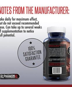 Nutrition Essentials AlphaMAN XL Male Pills | - Enlargement Booster Increases Energy, Mood & Endurance | Best Performance Supplement for Men - 1 Month Supply, 60 Capsules 38 514mBs SN5L