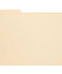 Smead File Folder, Reinforced 1/3-Cut Tab, Left Position, Letter Size, Manila, 100 per Box (10335) 1/3 Cut, Left Position 14 514mP7bhR8S