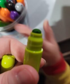 Amazon Basics Washable Round Tip Assorted School Marker Pens, Pack of 24 Colors 58 514nb30MMxL