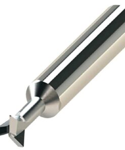 Micro 100 DT-375-060-010 Dovetail Cutter, 60° Included Angle, 190" LOC, 3/8" Cutter Dia, 170" Neck Dia, 3/8" Neck Length, 010" Corner Rad, 3 Fl, 3/8" Shank Dia, 2-1/2" OAL, Uncoated