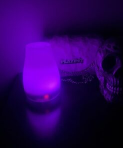 InnoGear Essential Oil Diffuser, Upgraded Diffusers for Essential Oils Aromatherapy Diffuser Cool Mist Humidifier with 7 Colors LED Lights 2 Mist Mode Waterless Auto Off for Home Office Room, White Basic White 36 514oM23ji5L