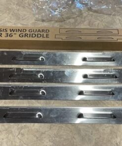 Wind Guards for Blackstone 36 Inch Griddle, Blackstone Griddle Accessories, Stainless Steel Magnetic Wind Screen, Compatible with Rear Grease Cup, Hood and Side Shelf, Gas Saving, Silver For 36" Blackstone Griddle 60 514pjriV8vL
