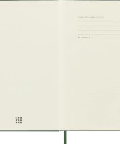 Moleskine Notebook, Large, Dotted, Myrtle Green, Hard (5 x 8.25) 11 514prHDcXKL