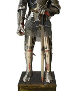 Nauticalmart Medieval Knight Wearable Full Suit of Armor with Chainmail 15 5150GMo83rL