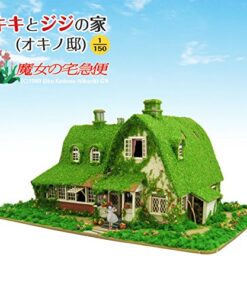 Totoro 1/150 Studio Ghibli Series Kiki's Delivery Service Kiki and Gigi's House (Okino House) MK07-22 Paper Craft 45 5153jcgZReL