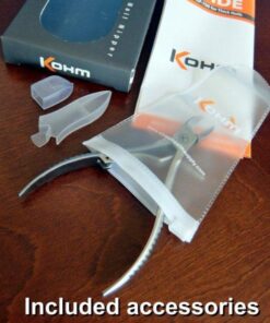 KOHM Ingrown Toenail Clippers for Thick Nails - 5" Long KP-700 Heavy Duty Stainless Steel Toe Nail Nippers Tool for Men, Women, Seniors & Adults - Professional Podiatrist Tool 3 Piece Set 35 51541t8BziL