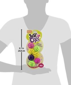 Hartz Just For Cats Midnight Crazies Cat Toy Balls - Assorted, for All Breed Sizes 22 5155Mbhy0xL